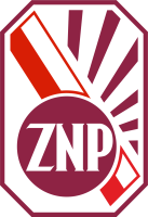 Protest ZNP pod Kancelarią Premiera RP w Warszawie